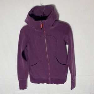 Vintage Lululemon Athletica Purple Scuba Hoodie 4 Activewear Athletic Fitness